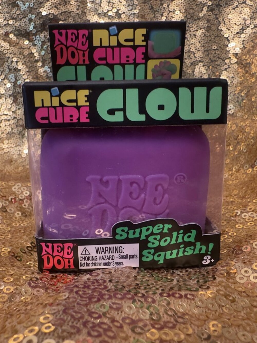 Needoh Nice cube GLOW PURPLE